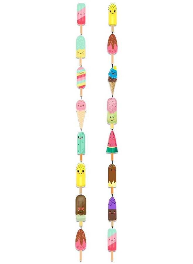 Suruchi Strokes Ice Cream Theme Birthday Decoration | Candy Land Theme Birthday Party Frills | Hanging Set - Image 1