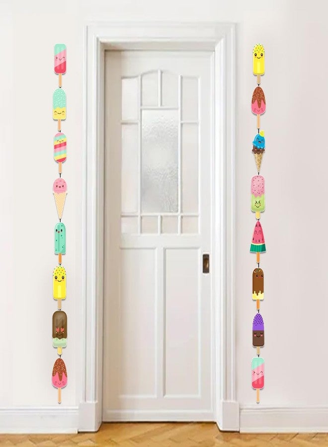 Suruchi Strokes Ice Cream Theme Birthday Decoration | Candy Land Theme Birthday Party Frills | Hanging Set - Image 5