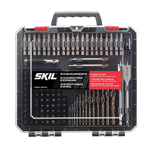 SKIL 120pc Drilling and Screw Driving Bit Set with Bit Grip - SMXS8501 - Image 1