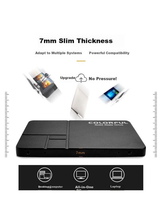 Colorful 512gb Ssd Solid State Drive, Sata 3.0 Interface, Sl500 Series, Tlc Nand - Image 4