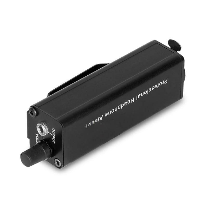 Headphone Amplifier: Black Aluminum Alloy, Plug And Play, Individual Volume Control - High-Quality Audio Conversion, Portable Headphone Amp for Band Performances, Music Creation, Live Singing - Image 1