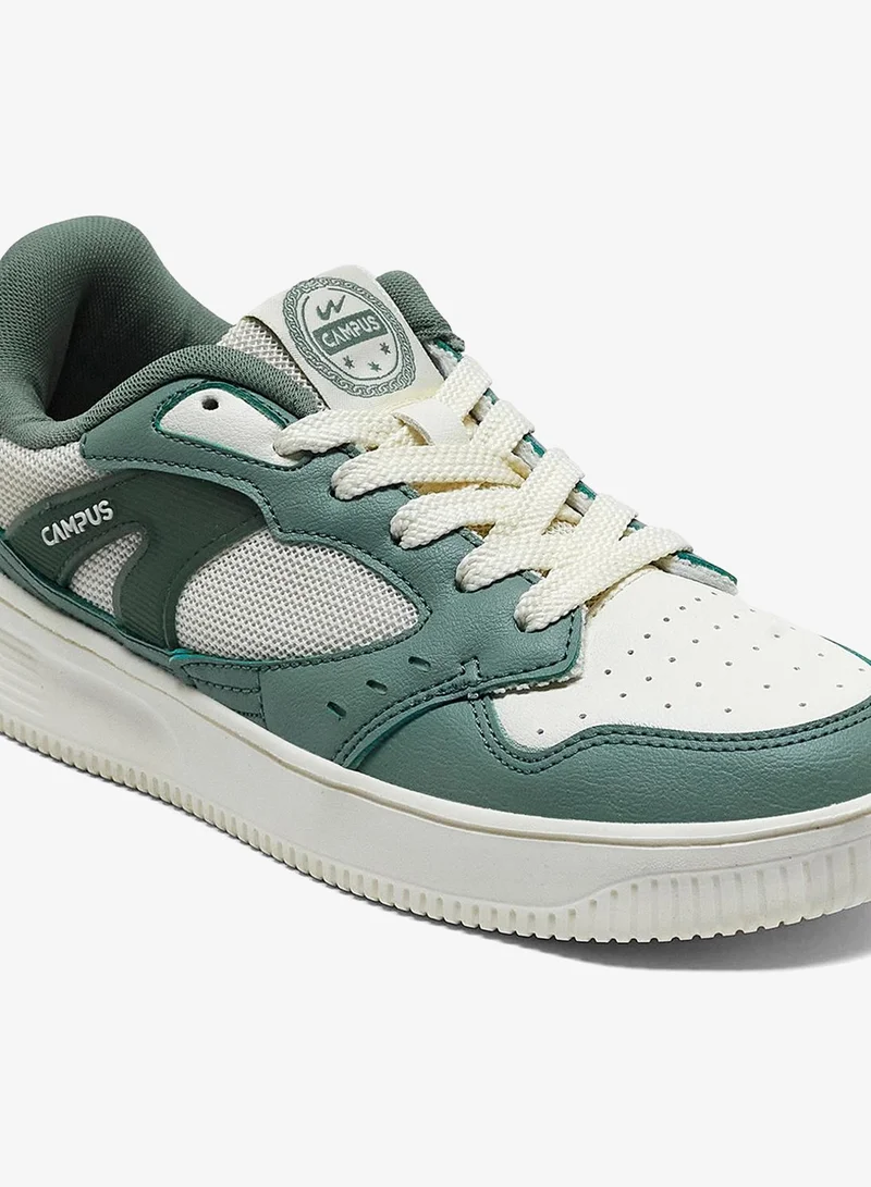 Campus FLOD Women Flod Memory Foam Lace-Up Sneakers-White for Women | Best Price UAE