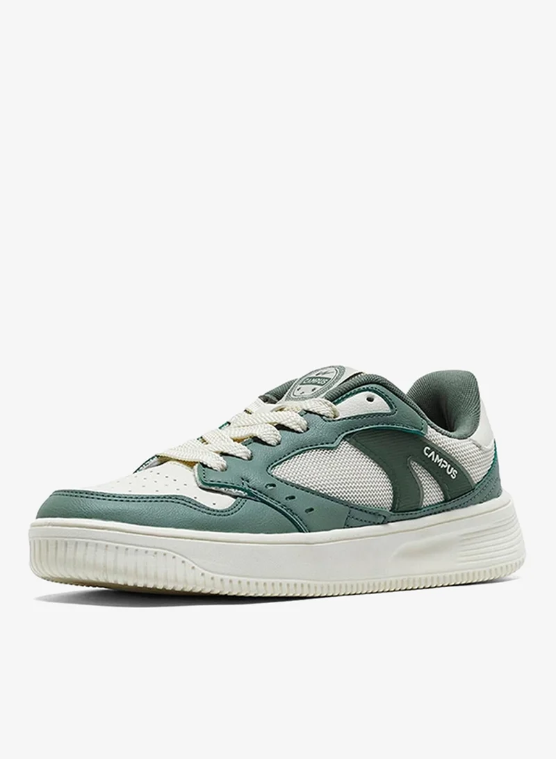 Campus FLOD Women Flod Memory Foam Lace-Up Sneakers-White for Women | Best Price UAE