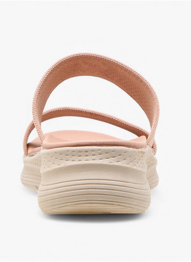 Le Confort Textured Slip-On Strap Sandals with Platform Heels  - Image 5