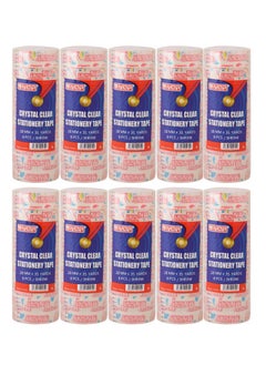 PARTNER 8-Piece Clear Clear Stationery Tape 18mm Width  - Image 1