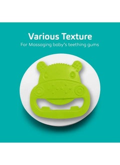 BuddsBuddy 100% Bpa Free Soft Silicone Baby Teether For 3 To 6 Babies (Zuzu Green)  - Image 4