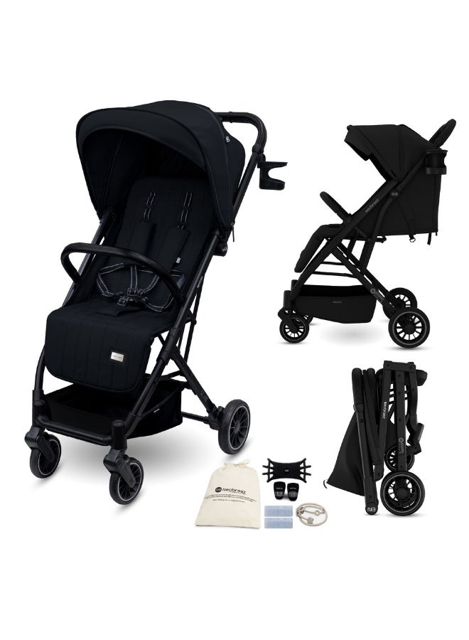 نيوبريز عربة أطفال خفيفة ٠-٣ سنوات مع منظم عربة – مستلزمات سفر للأطفال - Image 3
