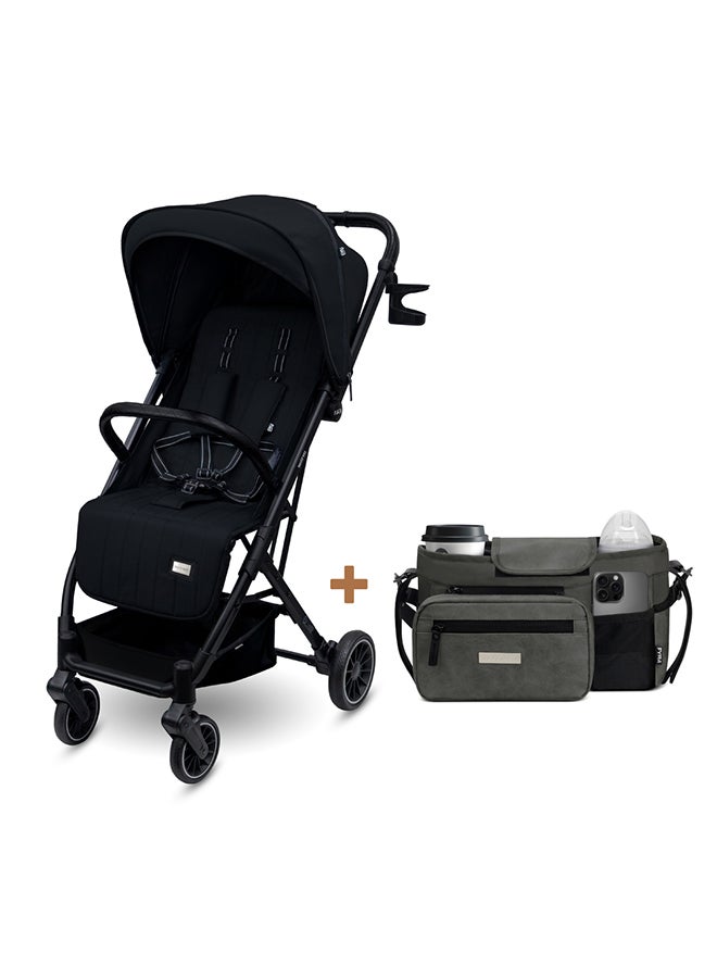 نيوبريز عربة أطفال خفيفة ٠-٣ سنوات مع منظم عربة – مستلزمات سفر للأطفال - Image 1