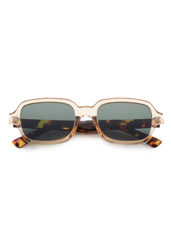 Lee Cooper Women Polarized Sunglasses G15 Frame Clear Champagne+Brown Tortoise Mirror Lens 53mm  - LC1213C02 - Image 5