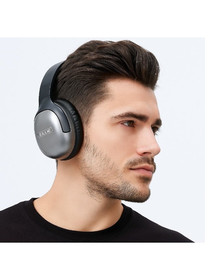 EHH-288 Bluetooth Stereo Headphones with Clear Sound, HD Microphone, TF/AUX Support, 250mAh Battery - Black - Image 5