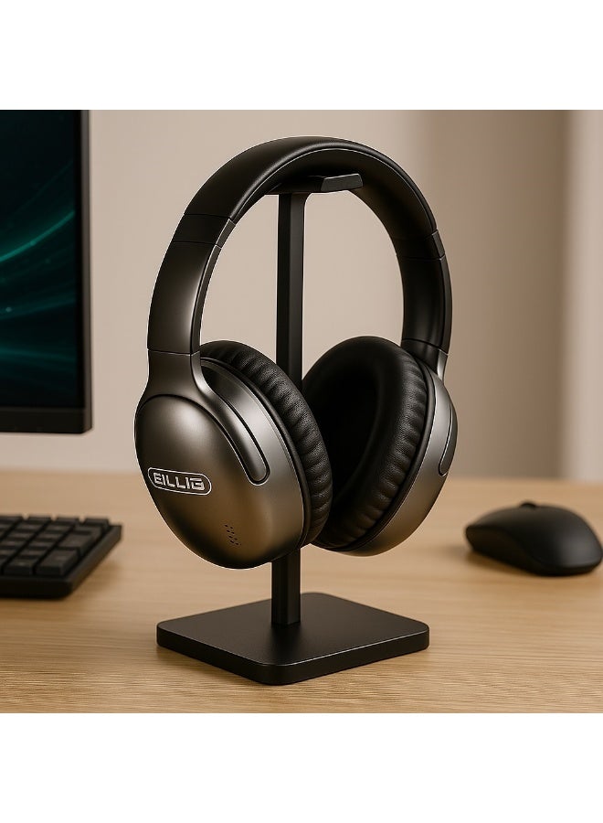 EHH-288 Bluetooth Stereo Headphones with Clear Sound, HD Microphone, TF/AUX Support, 250mAh Battery - Black - Image 3