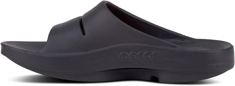 OOFOS Unisex Ooahh Slide Sandal - Black - Image 5