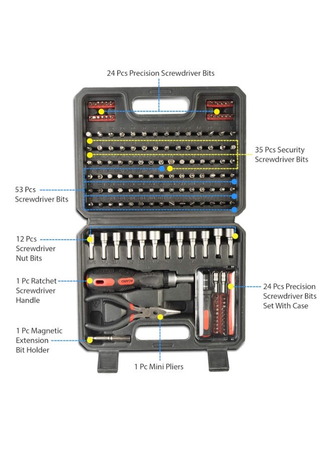AGARO 151Pcs Screwdriver & Bit Set - Image 4