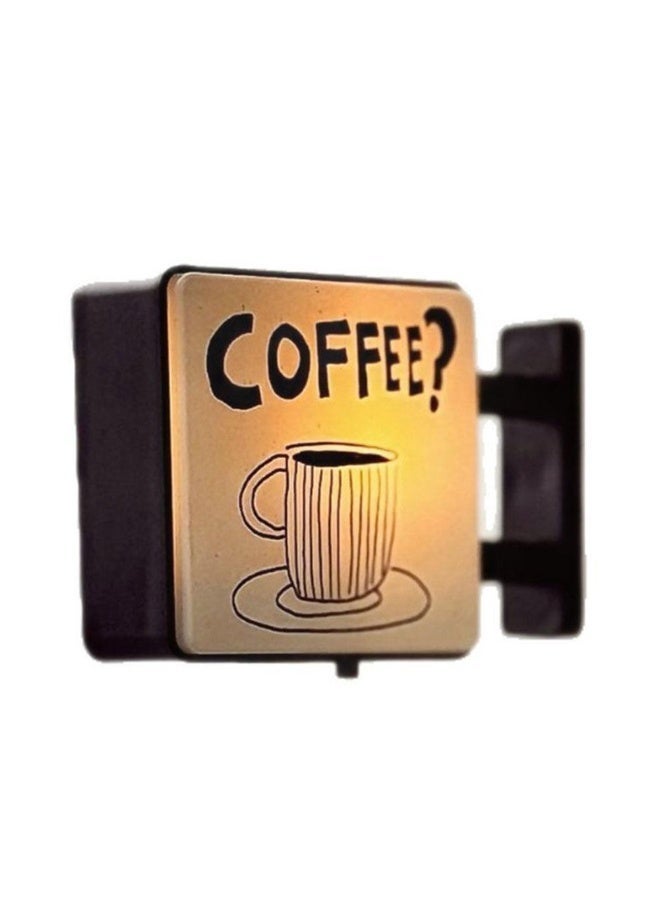 Illuminated Coffee Corner Refrigerator Magnet, Luminous Decorative Fridge Sticker - Image 5