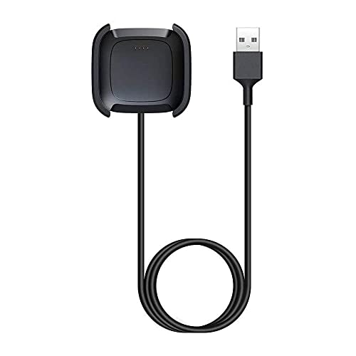 MARVIK Charger Cable for Fitbit Versa 2 Smart Watch Replacement Charging Cable for Fitbit Versa 2 Smart Watch (Not for Versa/Versa Lite), Smartwatch, Black - Image 1