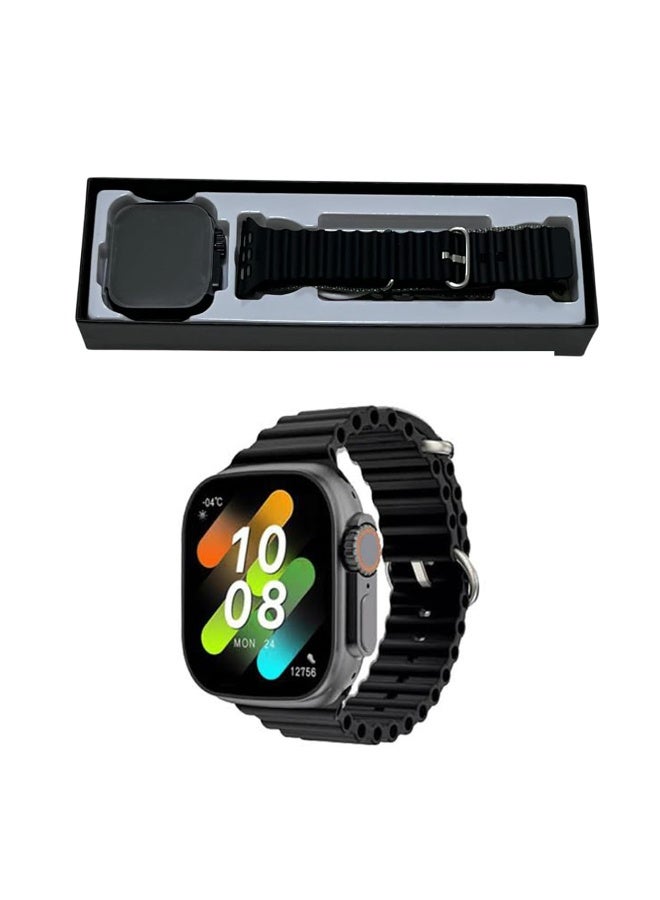 T920 Ultra 3 Smart Watch  Black with 2 Straps - Image 1