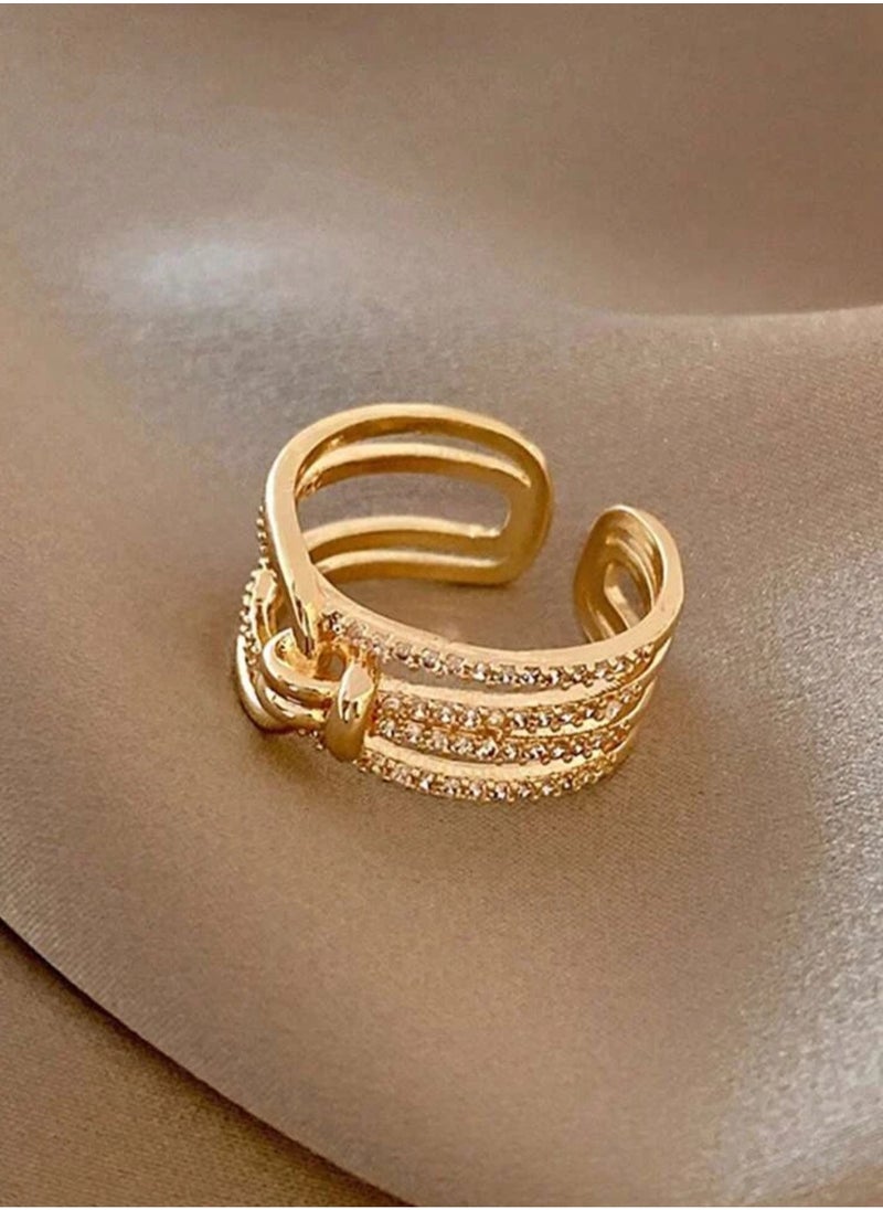 sixtyfour Elegant & High Quality Stainless Steel Ring For Women One Size  - Image 4