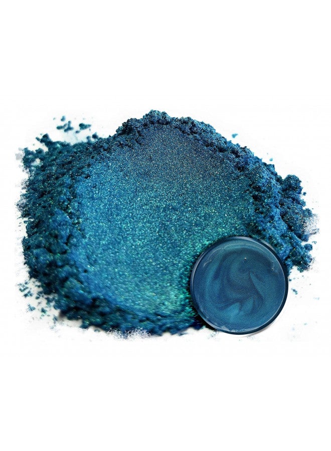 Eye Candy Eye Candy Premium Mica Powder Pigment Macaw Blue (50g) Multipurpose DIY Arts and Crafts Additive | Woodworking, Epoxy, Resin, Natural Bath Bombs, Paint, Soap, Nail Polish, Lip Balm (Macaw Blue, 50G) - Image 2