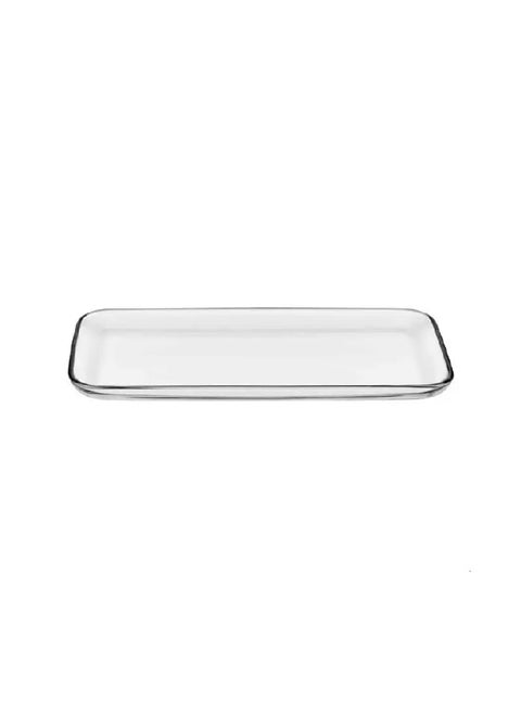 Fenice Rectangular High Definition Glass Serving Platter Crystal Clear 33 x 16 cm VDV60457EML/VDVS100507