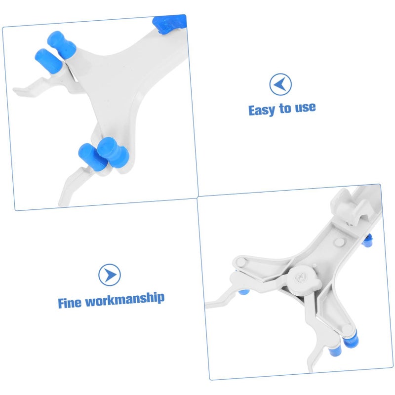 Adjustable Double Sided Buret Clamp with Butterfly Clip Lab Beaker Holder for Chemistry Titration Experiments - Image 4