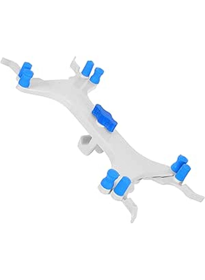 Adjustable Double Sided Buret Clamp with Butterfly Clip Lab Beaker Holder for Chemistry Titration Experiments - Image 1