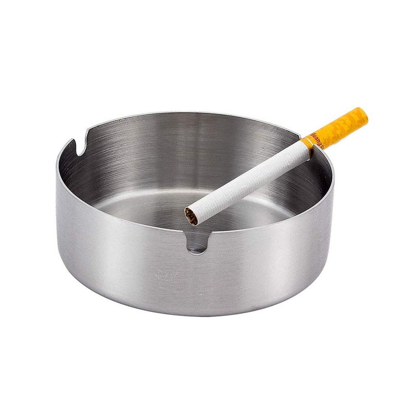 Windproof Stainless Steel Ashtray For Home Office And Outdoor Use Color 531 - Image 3