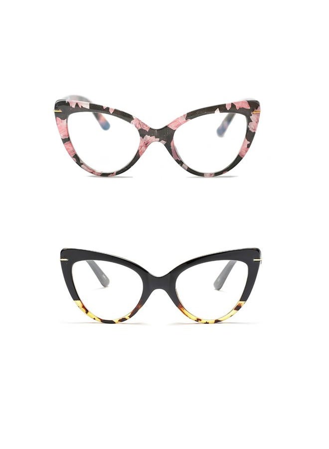 COVESATO Cat Eye Reading Glasses,Fashion Ladies Readers for Women(2 Mixed Color,2.00) - Image 2