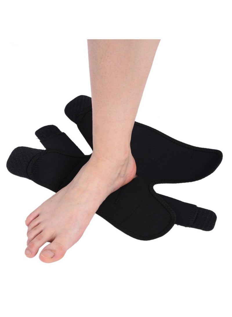 1 قطعة دعامة كاحل، دعامة كاحل مرنة قابلة للتعديل، غلاف من النيوبرين القابل للتنفس، واقي القدمين من دعامة الكاحل لكرة القدم للرياضة، التعافي من الإصابات، آلام المفاصل، وتر العرقوب - Image 2