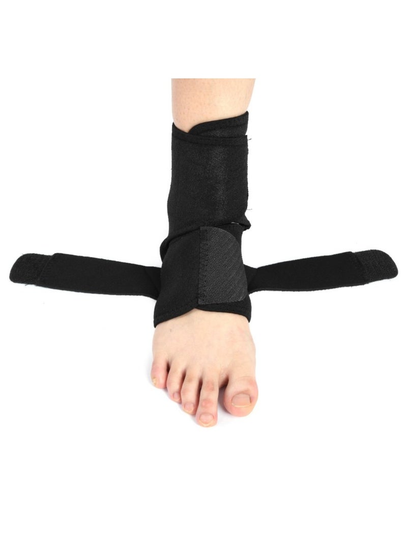 1 قطعة دعامة كاحل، دعامة كاحل مرنة قابلة للتعديل، غلاف من النيوبرين القابل للتنفس، واقي القدمين من دعامة الكاحل لكرة القدم للرياضة، التعافي من الإصابات، آلام المفاصل، وتر العرقوب - Image 4