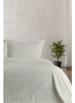 MERINOS Modern Line 2 Piece Blanket Set - Bone  - Image 1