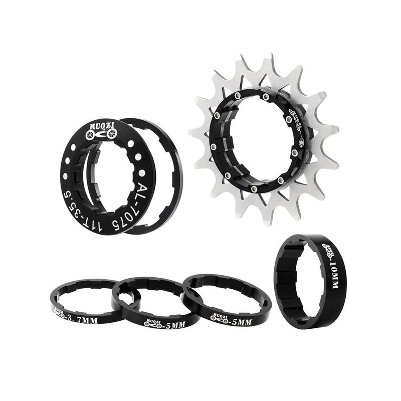 Bibike Single Speed Conversion Kit 13T/14T/15T/16T/17T/18T/20T/22T Single Speed Cassette & Spacers - Image 1