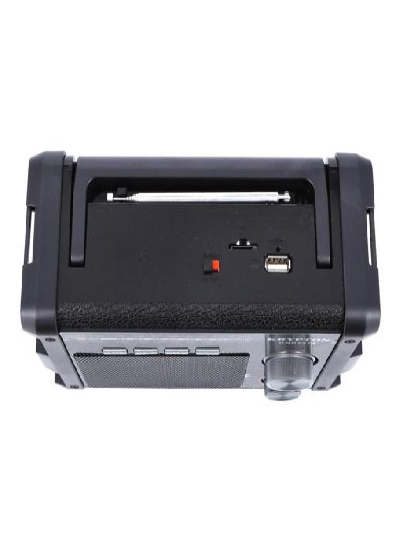 KRYPTON Portable Radio Multifunctional Rechargeable Bluetooth USB Radio LED Light Weight Black KNR6374 - Image 4