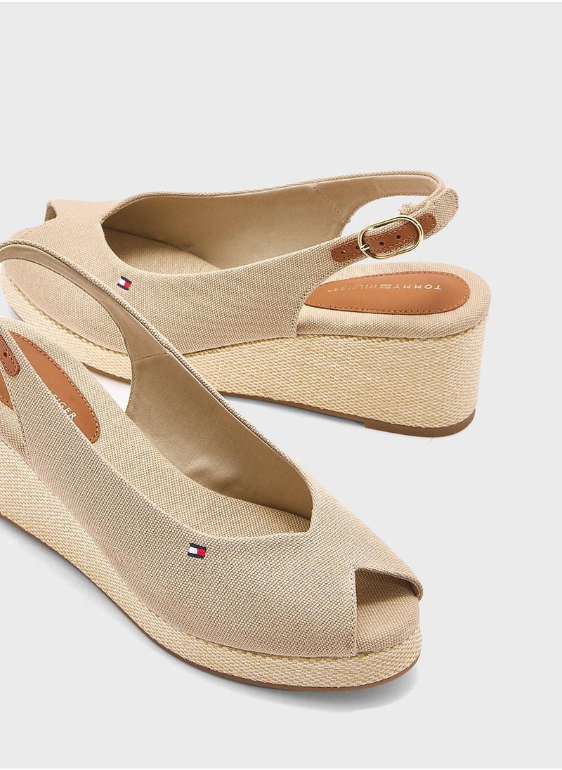 TOMMY HILFIGER MID WEDGE SLINGBACK ESPADRILLES  - Image 5