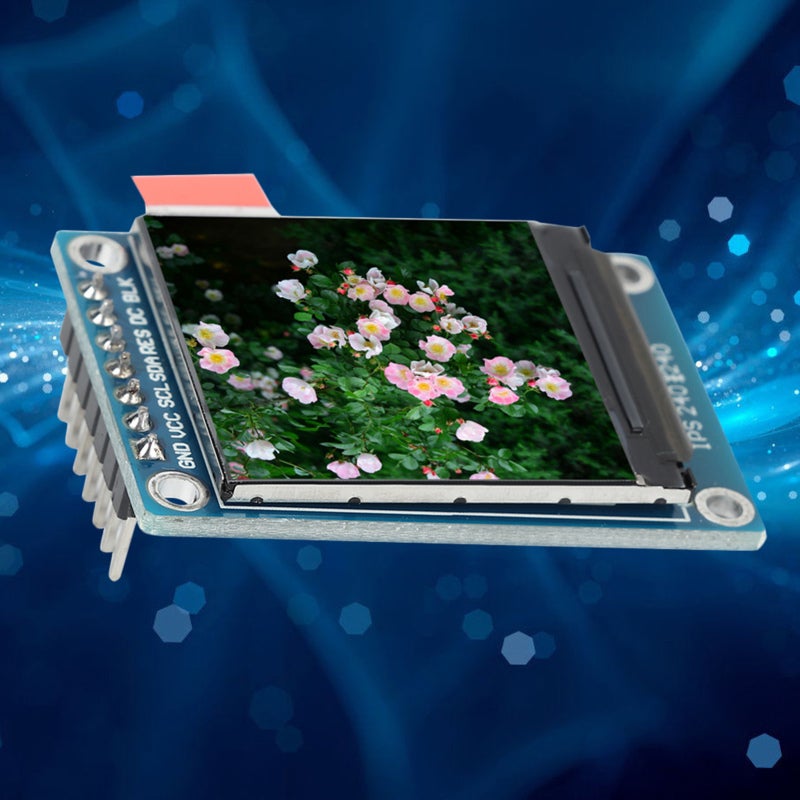 1.3 Inch Color LCD Display Module SPI Interface 240x240 Resolution - Compact Size Easy Wiring - for Embedded Equipment Development - Image 4