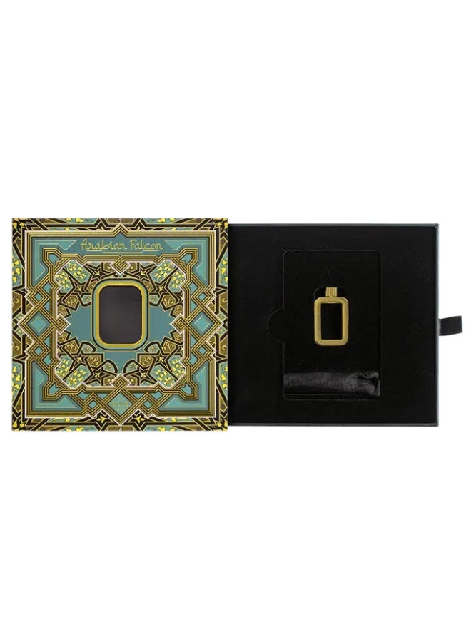 بامب سبيكة ذهب الصقر العربي بامب عيار 24 بوزن 5 غرام مع إطار ستانلس ستيل - Image 3