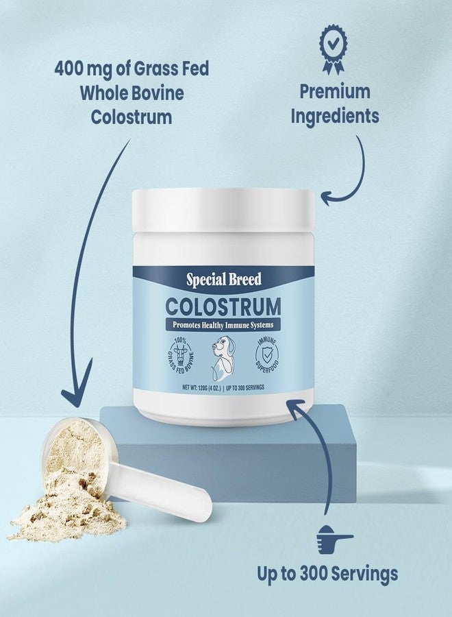 Special Breed Bovine Colostrum for Dogs and Cats, Immune Support Supplement for Allergy and Itch Relief, Grass Fed Colostrum Powder (120 Grams) - Image 2