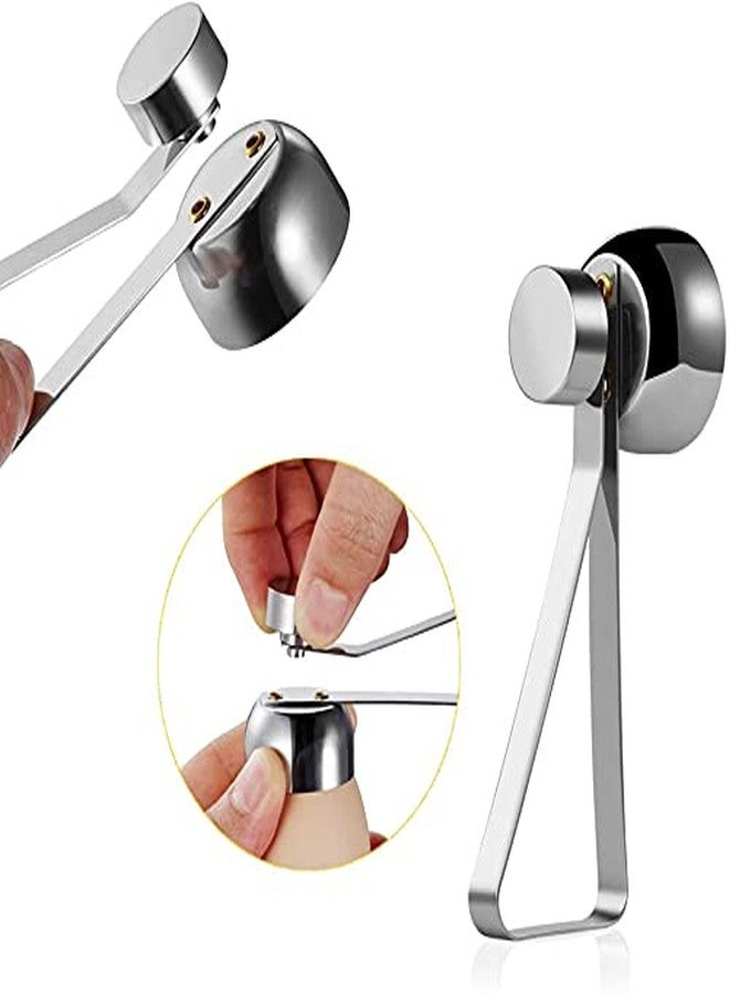 COLIBROX 1Pack Egg Cracker Topper, Ashero Stainless Steel Egg Opener Eggshell Cutter Kitchen Remover Tool for Raw/Soft Hard Boiled Egg - Image 3