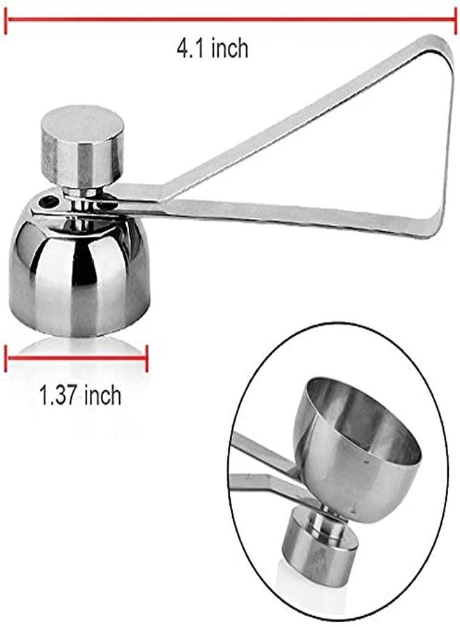 COLIBROX 1Pack Egg Cracker Topper, Ashero Stainless Steel Egg Opener Eggshell Cutter Kitchen Remover Tool for Raw/Soft Hard Boiled Egg - Image 2
