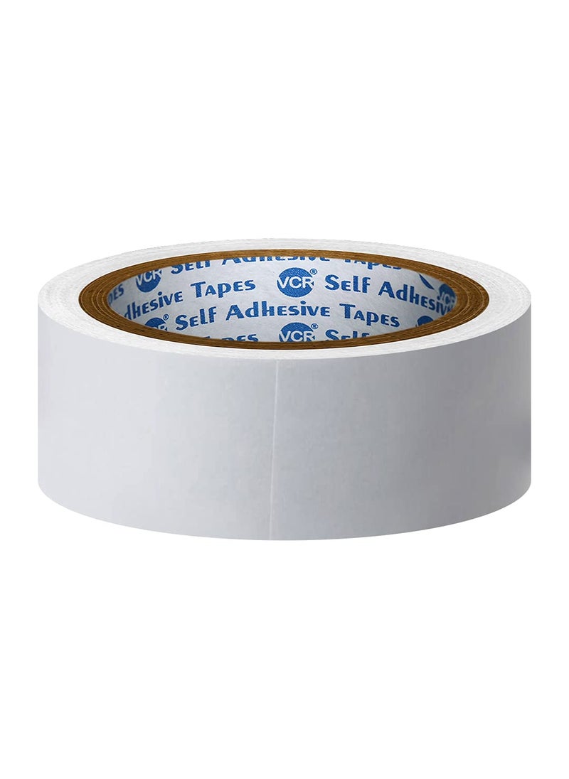 VCR - VCR Double Side Tissue Tape - 45 Meters in Length - 36mm / 1.5" Width - 01 Roll Per Pack - Easy Tear for Double Sided Adhesive Use, Best for Arts, Crafts, Photography, Scrapbooking. - Image 1