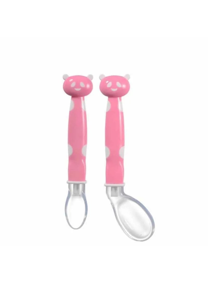 Silicone Spoon Set for Babies (2 Pieces)