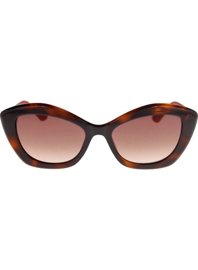 GUESS GU7868 52F Sunglasses 100% UV Protected Brown Cat Eye For Women - Image 1