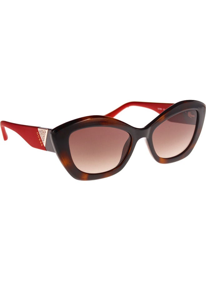 GUESS GU7868 52F Sunglasses 100% UV Protected Brown Cat Eye For Women - Image 2