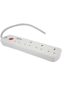 Alsaif Extension Cord With 4 Power Socket And 5Meter Color White  - Image 2