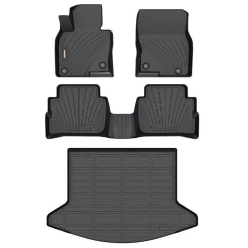 Binmotor-All Weather Floor Mats Cargo Liner for Mazda CX-5 2017 2018 2019 2020 2021 2022, Car Floor Mat CX5, Trunk Cargo Mat for Mazda CX5 Accessories Car Mats - Image 1