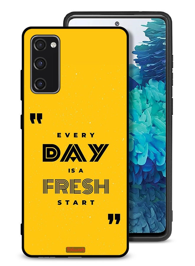 Tolwak Samsung Galaxy S20 FE Protective Case Cover Every Day Is A Fresh Start - Image 1