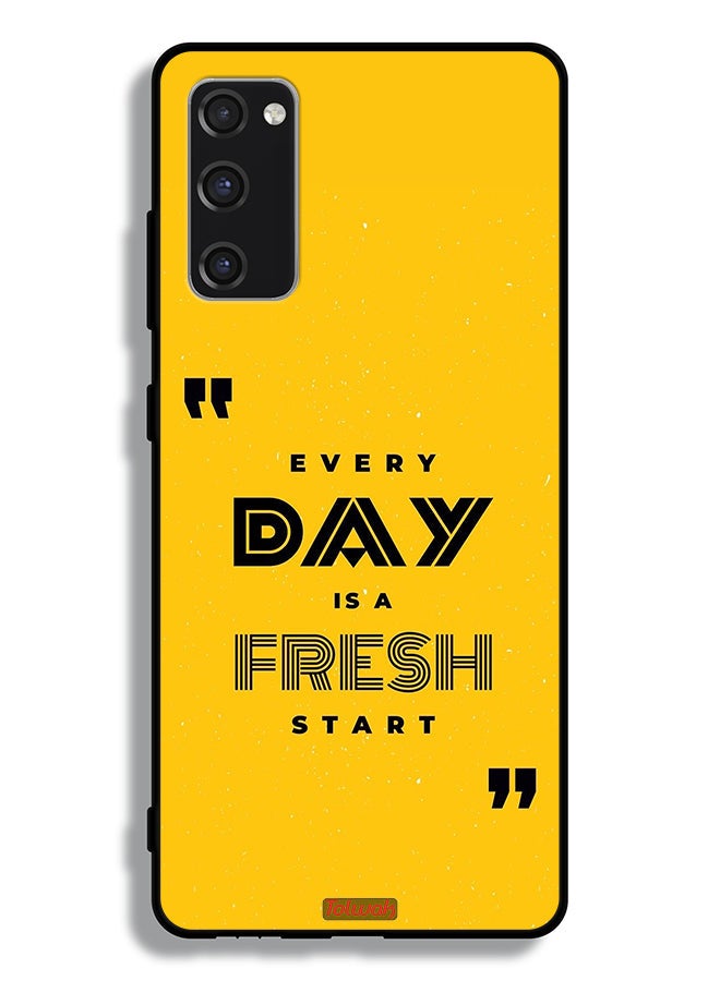 Tolwak Samsung Galaxy S20 FE Protective Case Cover Every Day Is A Fresh Start - Image 2