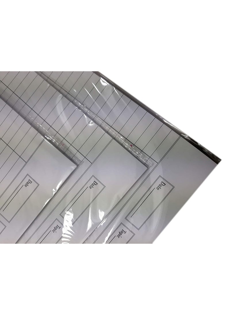 YBN YBN A4 Size One Side Ruled Sheet for ProjectAssignmentPracticalHomework Pack of 3 Sheets 60  - Image 1