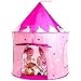 Play22 Play Tent Princess Castle Pink  Features Glow in The Dark Stars  Portable  Kids Pop Up Tent Foldable Into A Carrying Bag  Indoor and Outdoor Use  Original - Image 4