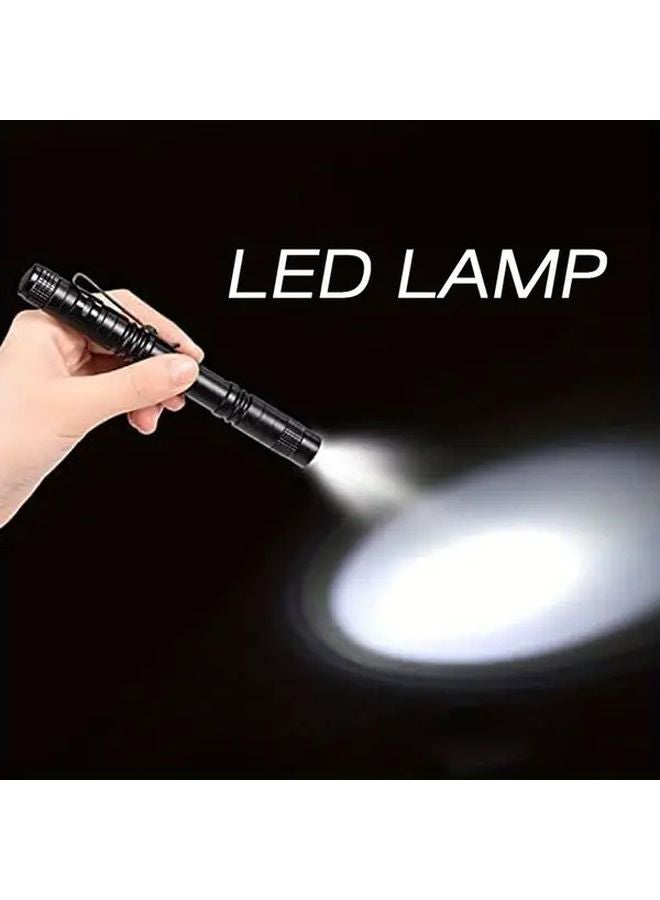 Portable Long LED Flashlight With Clip Penlight For Outdoor Camping Emergency - Image 5
