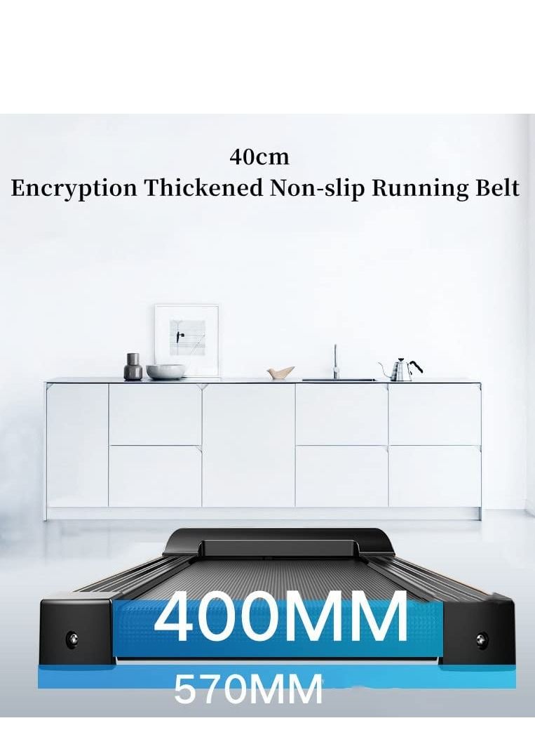 Multifunctional Folding Treadmill, Home Silent Shock Absorption Indoor Walking Machine (EU Plug)
